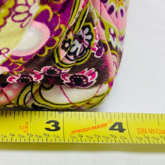 Vera Bradley Floral Quilted Crossbody Bag With Adjustable Strap Paisley Pattern - Picture 14 of 16